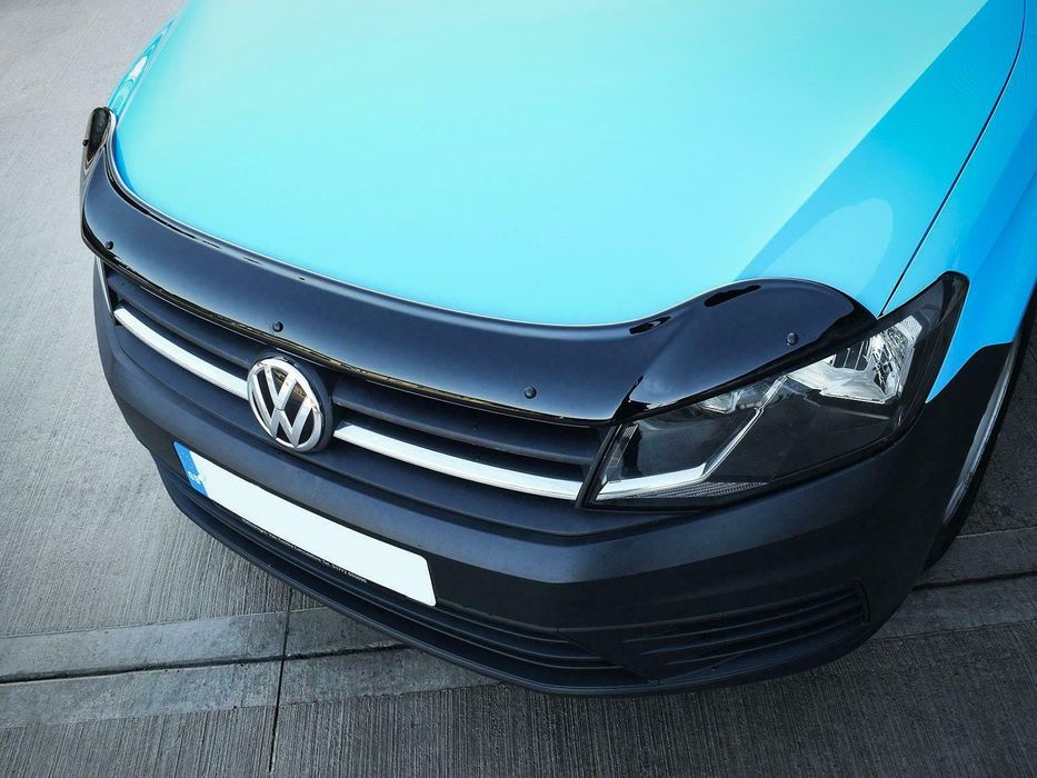 Volkswagen Caddy 2015+ Дефлектор капота (мухобойка) EuroCap