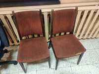 Dwa krzesła drewno bukowe.