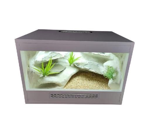 Terrarium dla gekona lamparciego białe 60x40x40 nowe