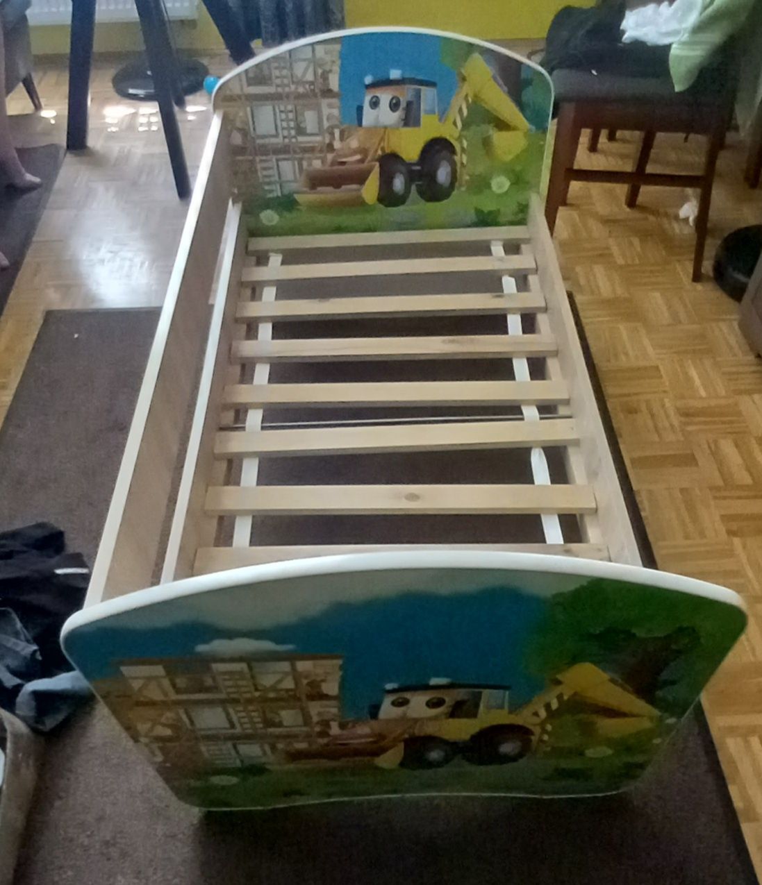 Łóżeczko dla dziecka 140x70 szuflada materac