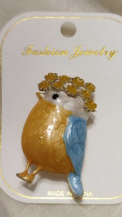 Брошка ,,Українська пташка"