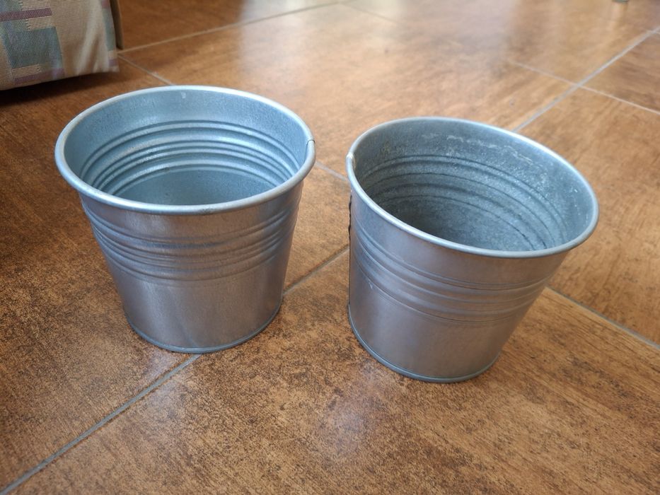 Osłonki aluminiowe na doniczki  IKEA