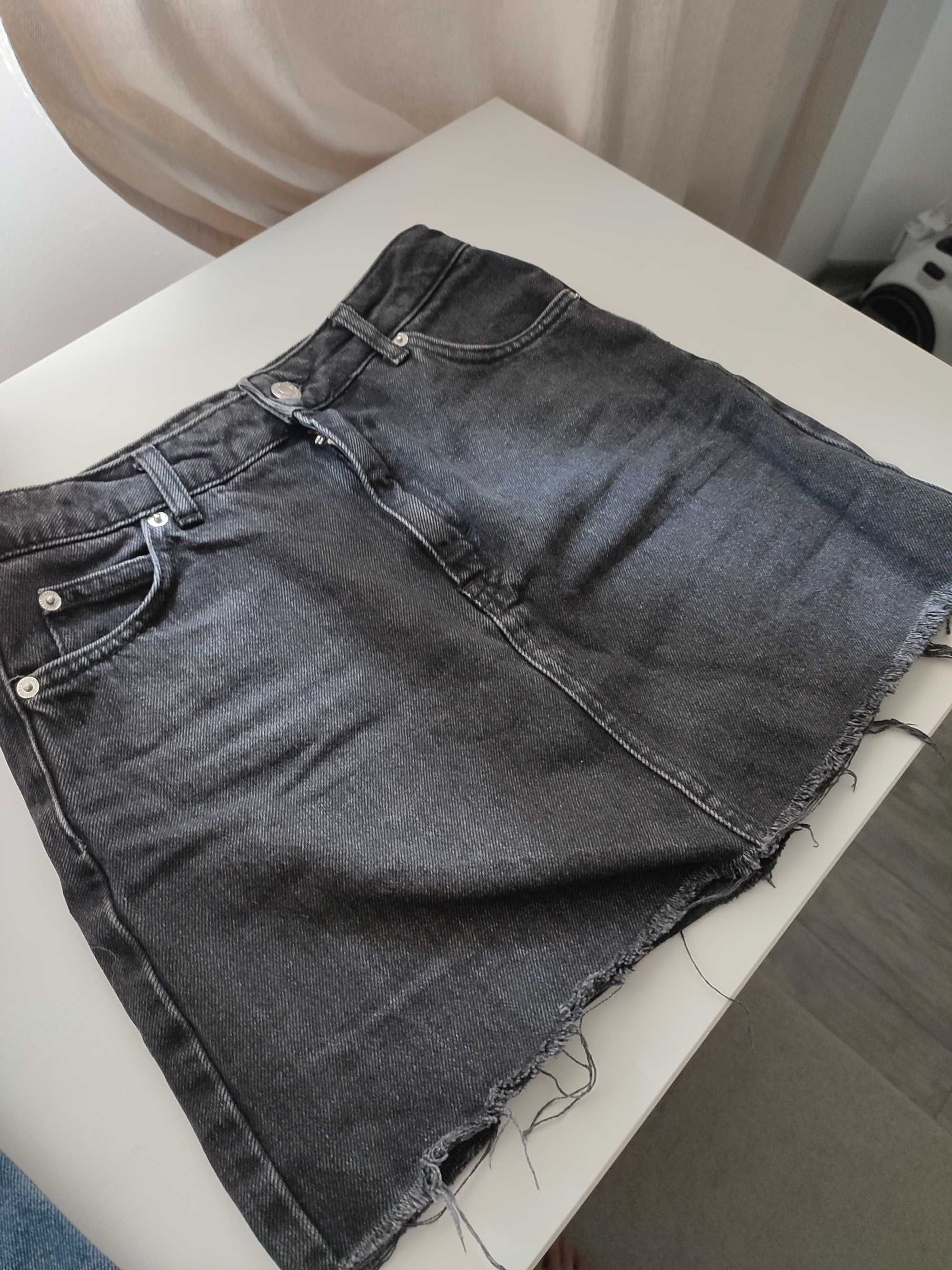 Spódniczka topshop czarna jeans s