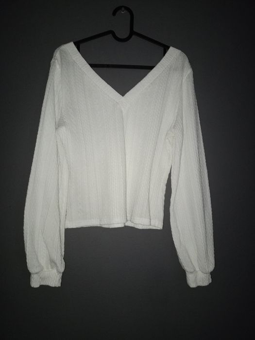 Sweter biały Shein