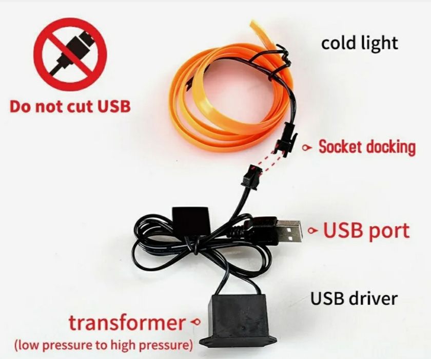 Luz Neon para automóveis