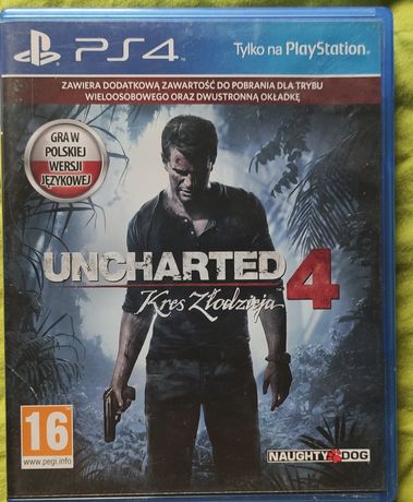 PS4 Uncharted4 kres złodzieja