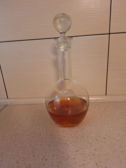 Karafka szklana ciężka