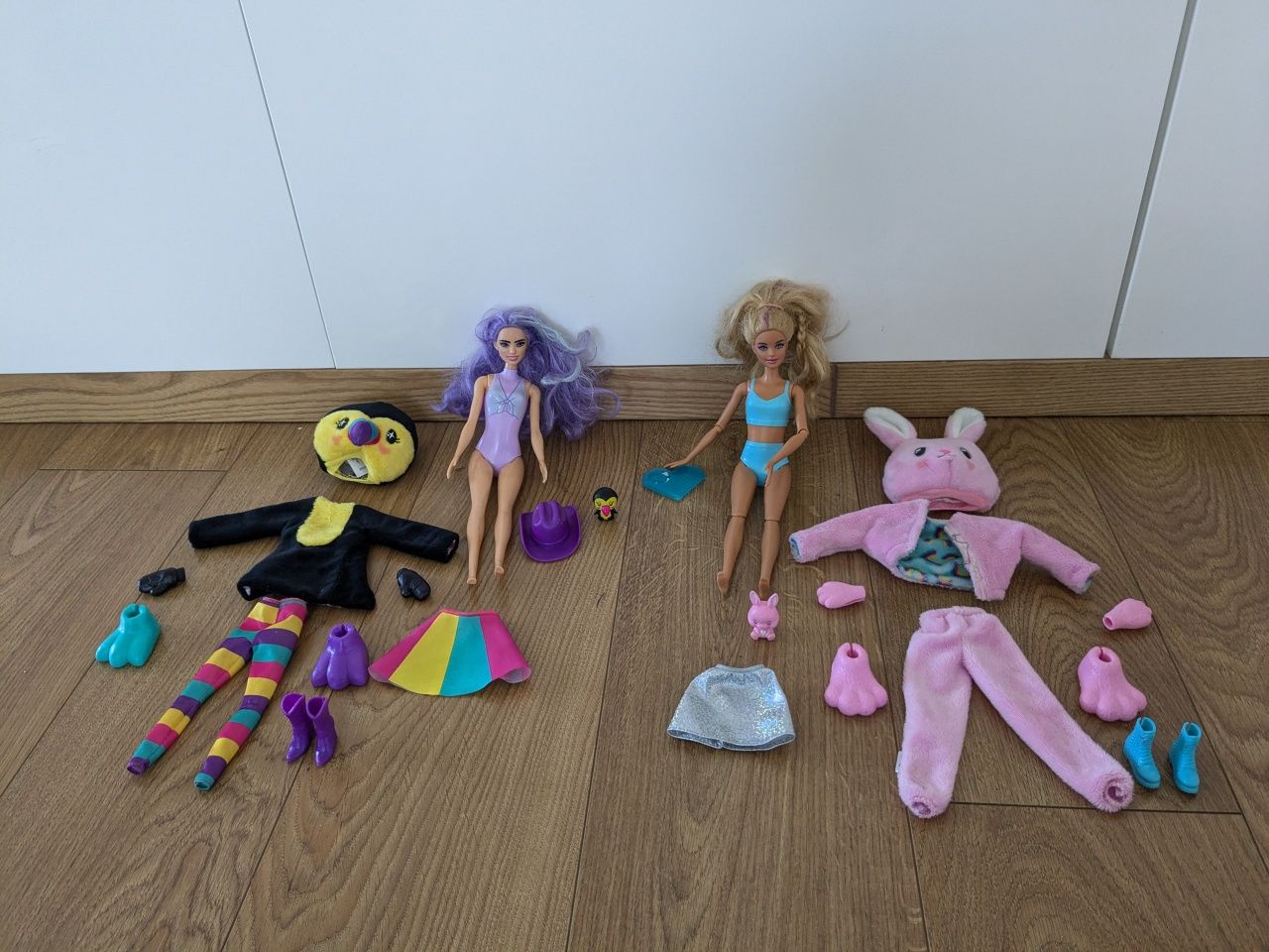 Lalka Barbie Cutie Reveal króliczek królik i tukan + akcesoria