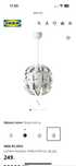Lampa kula ikea rozkladana