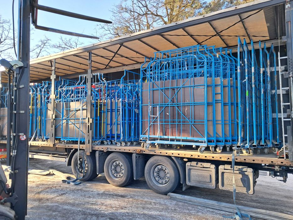 Corletty używany wózek magazynowy Corletta meblowa wózki kurierskie