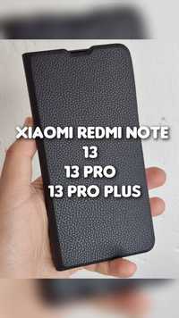 Чехол книжка на Xiaomi Redmi Note 13 4G 5G защит камер чохол шкіряний