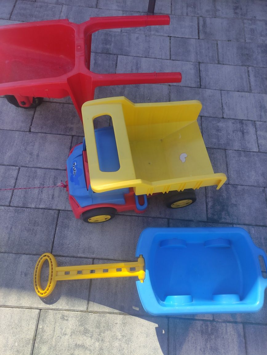 Wywrotka, taczka, wózek do piasku zabawki dla dzieci
