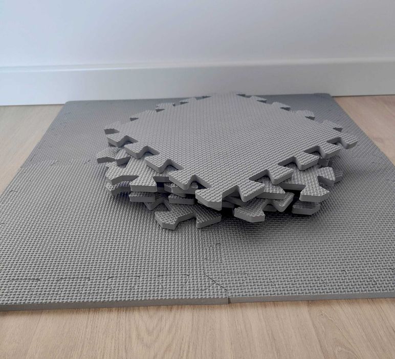 NOWA Mata 120x90cm |12szt. puzzle piankowe ćwiczeń pod sprzęt siłownię