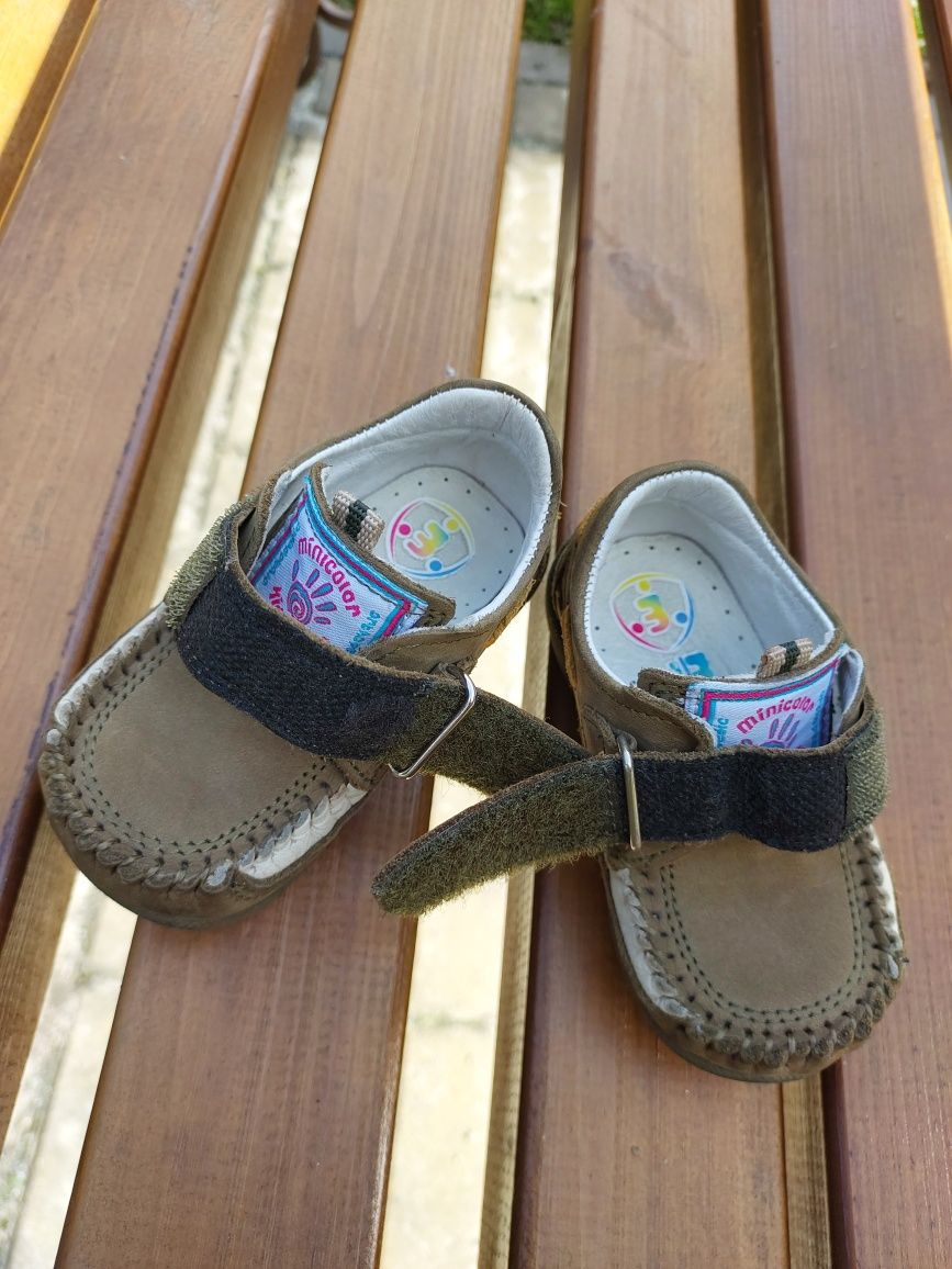 Шкіряне взуття для хлопчика/мокасини розмір 19