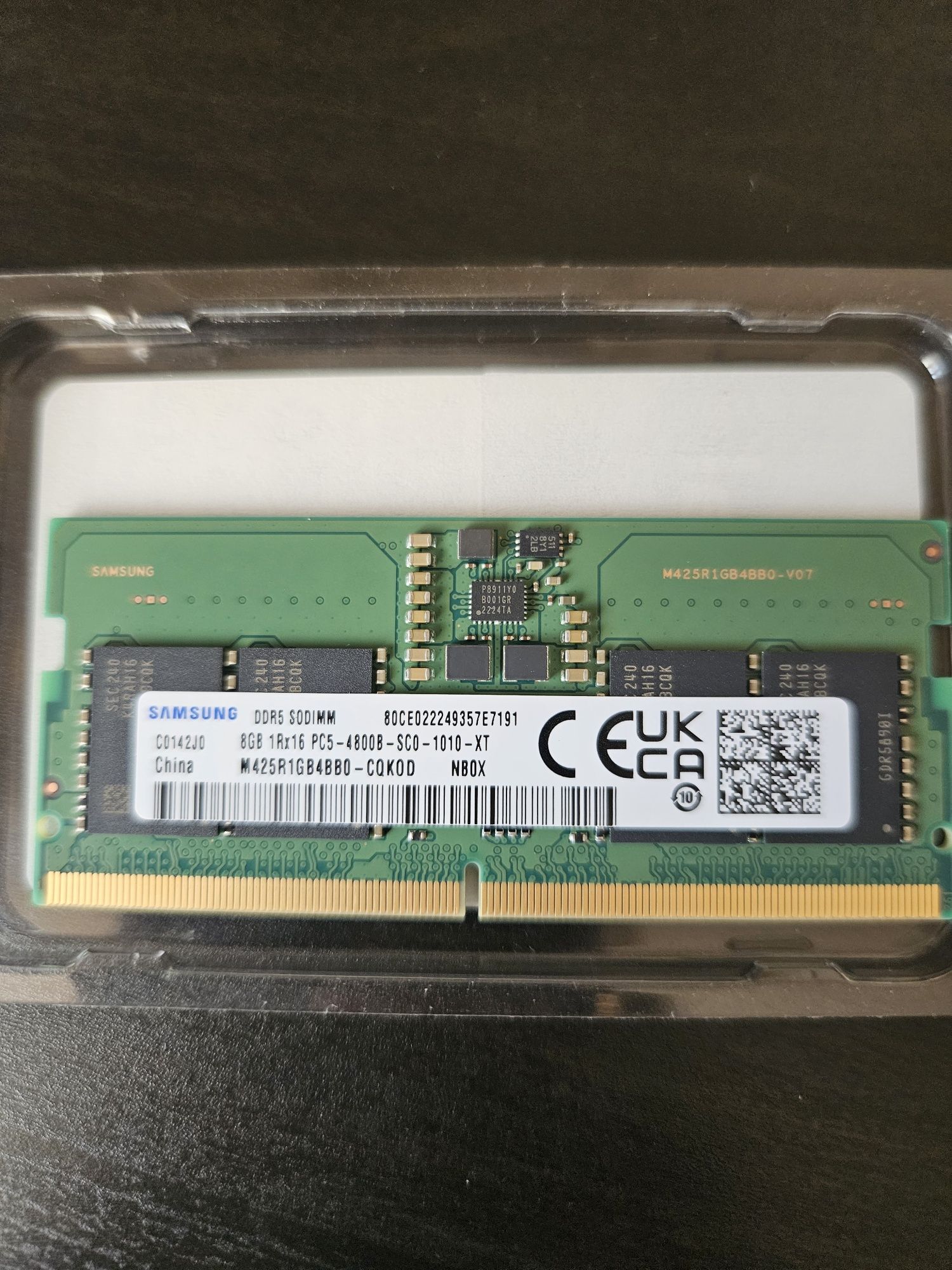 RAM Samsung DDR5 16GB (2×8GB) 4800MHz
