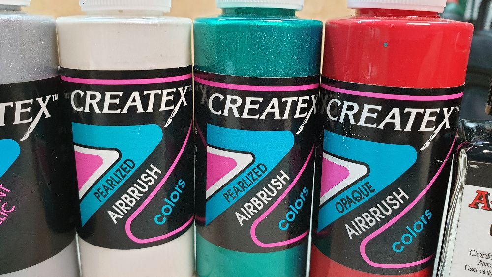 Tintas Createx - airbrushing