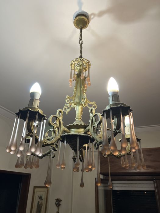 Candeeiro de sala de latao