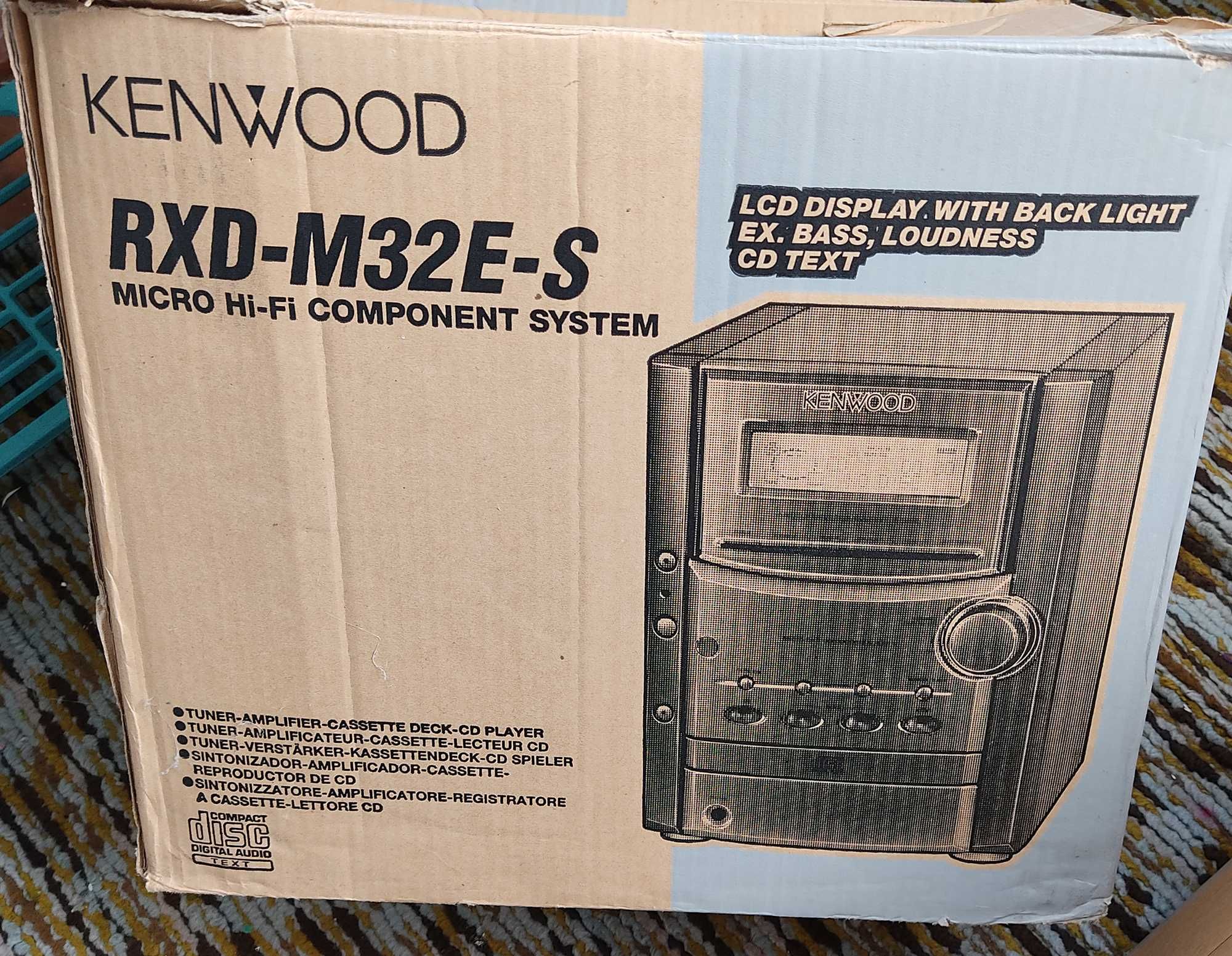 Музыкальный центр kenwood LS-М32E-S hi-fi усилитель кассетник сд-плеер