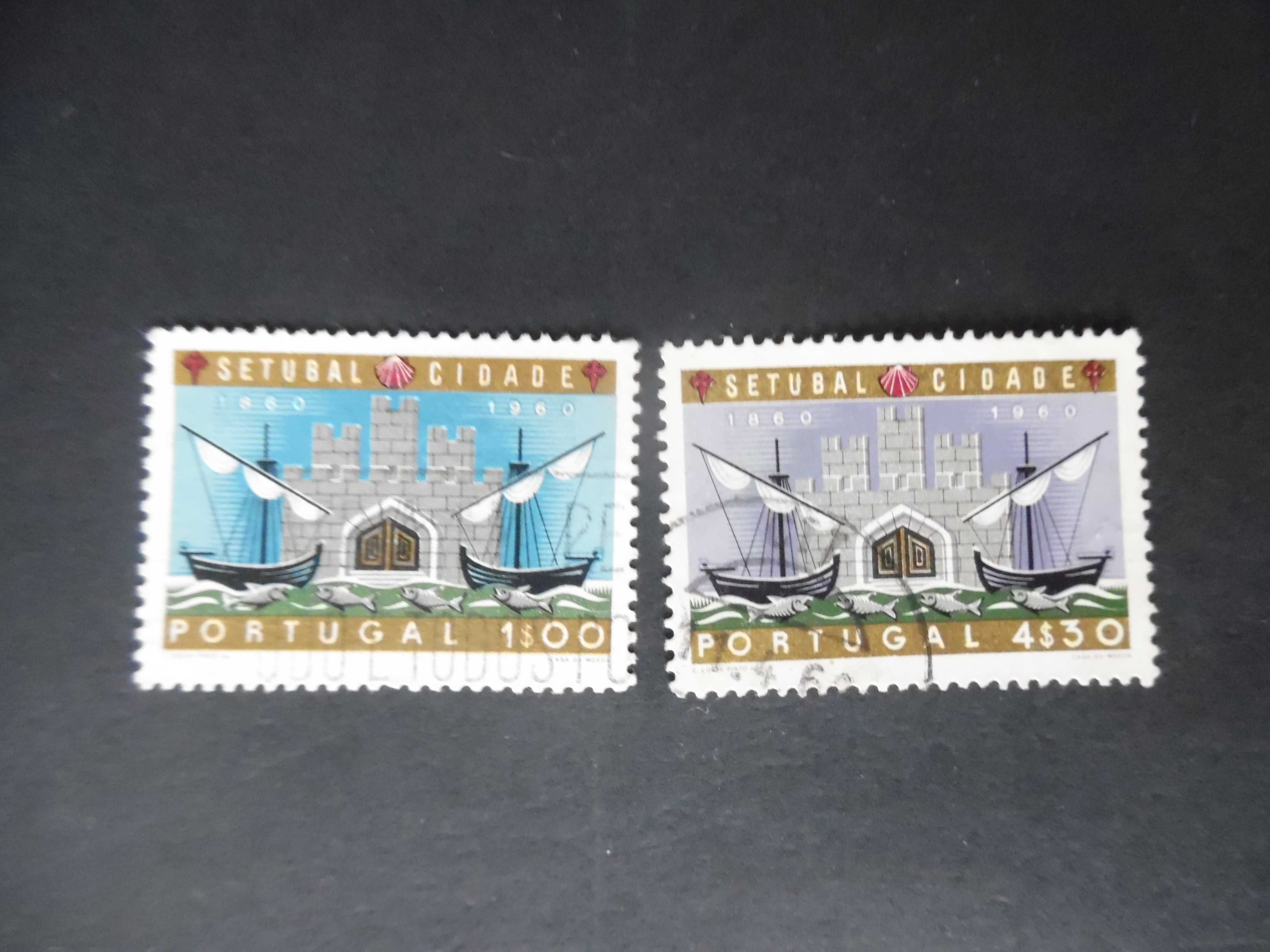 Selos Portugal 1961-Cidade Setúbal coleção completa