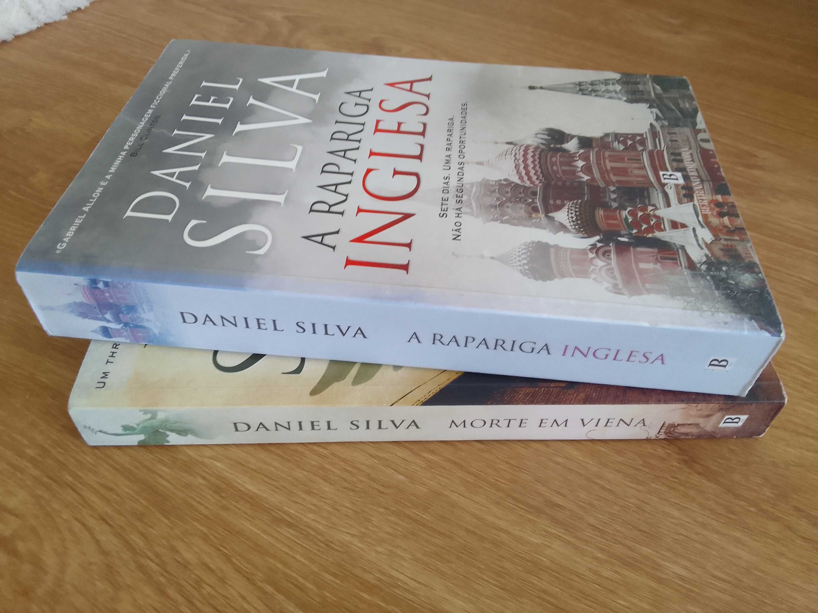 Livros vários de Daniel Silva em óptimo estado