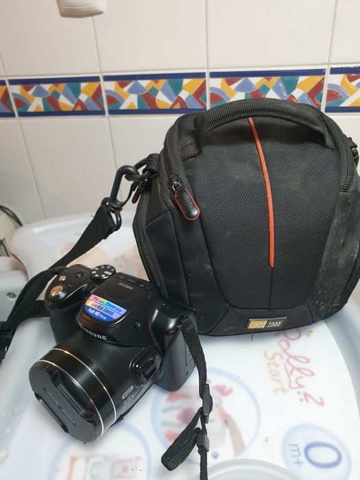 Samsung WB2100+Bolsa de armazenamento Tripé