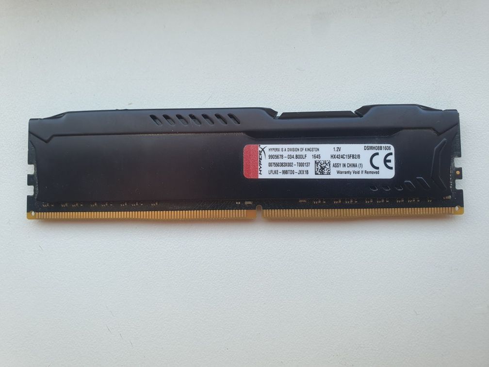 Память Hyper Fury 8GB DDR4  hx424c15fb2/8