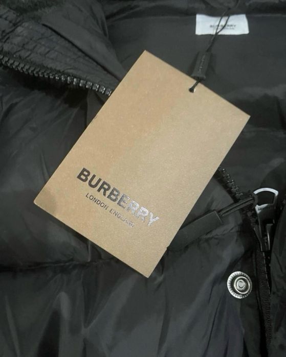 Пуховик Burberry тепла від бренда барбері/ барбери/ Куртка зимняя