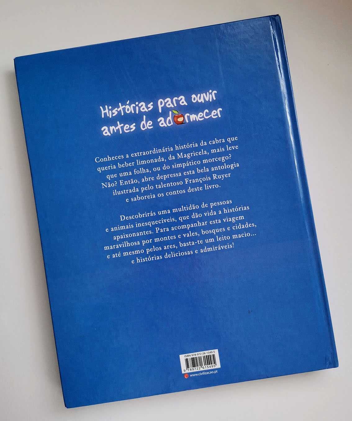 Livro "Histórias para ouvir antes de adormecer"
