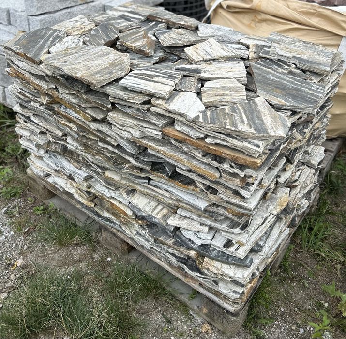 ŁUPEK ZEBRA Kamień Naturalny Płyty na Taras Schody Okładzina Elewacja