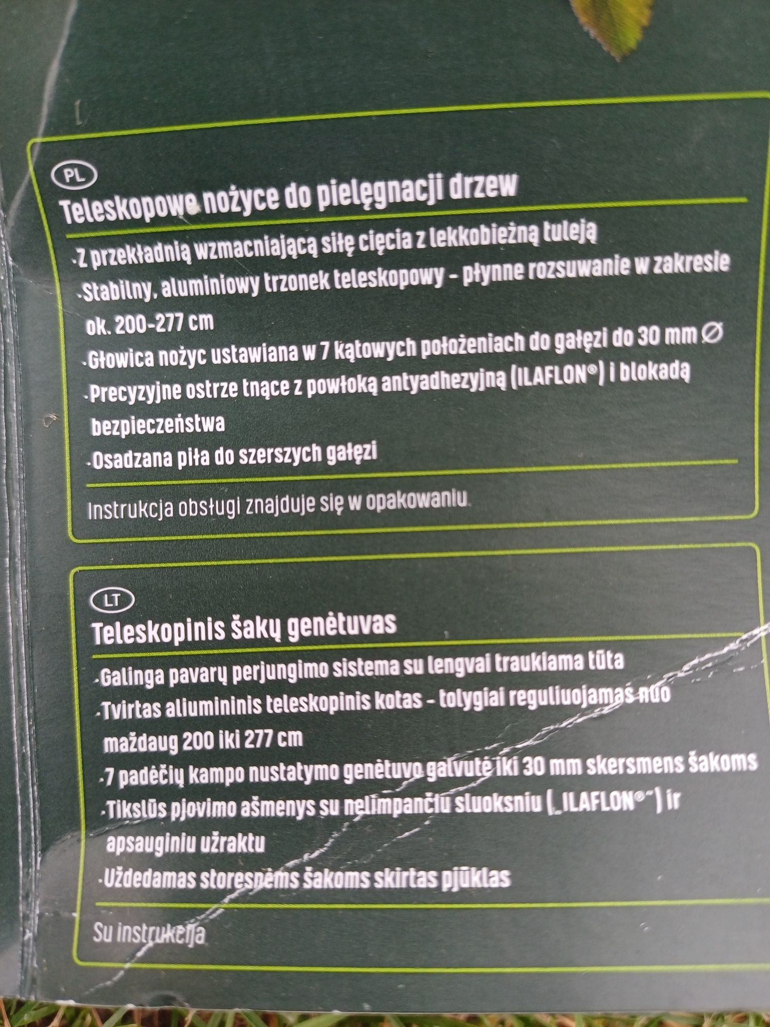 Sekator teleskopowy piła