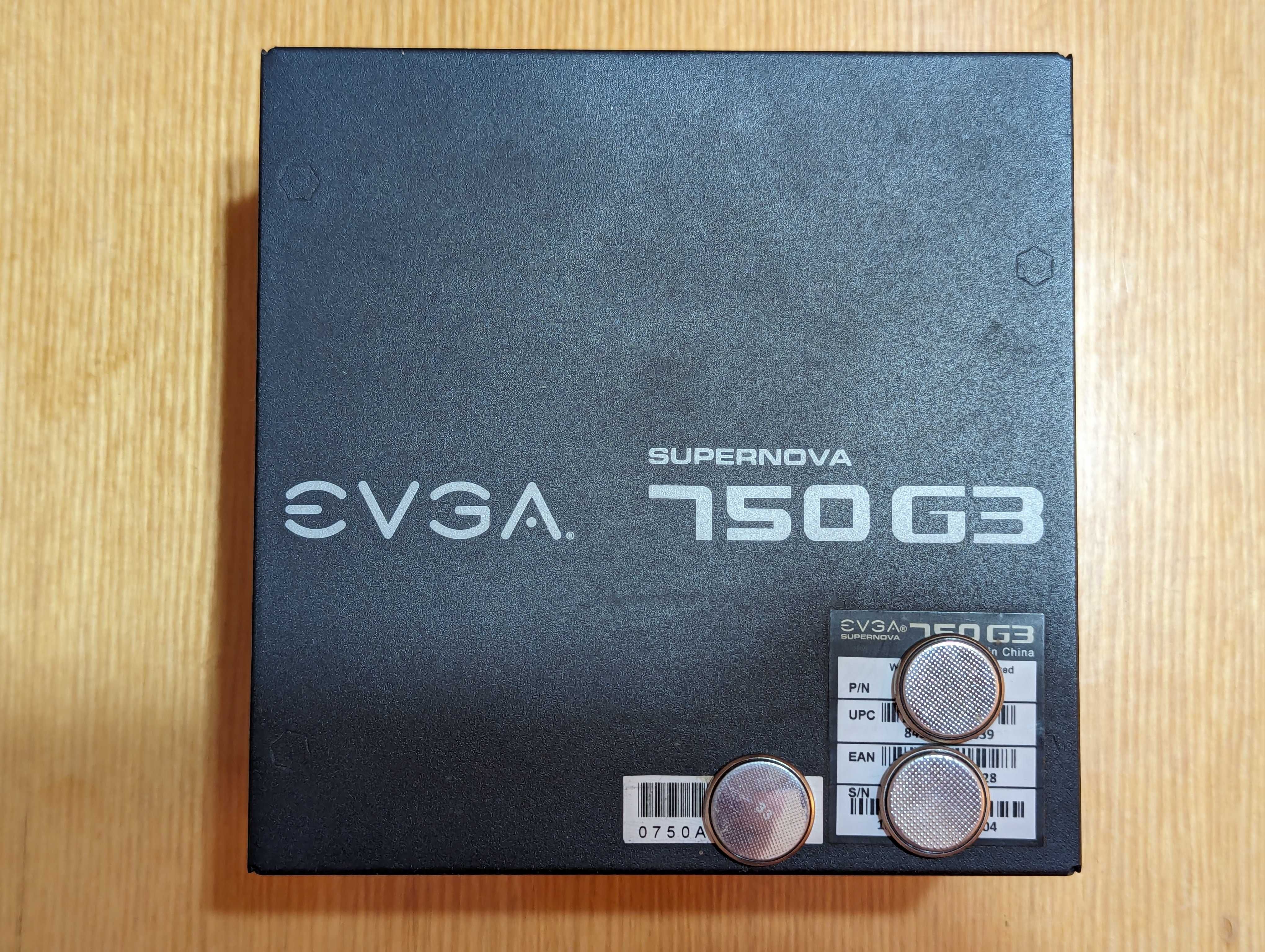 Блок питания Evga Supernova 750 G3   80Gold ; Блок живлення ;