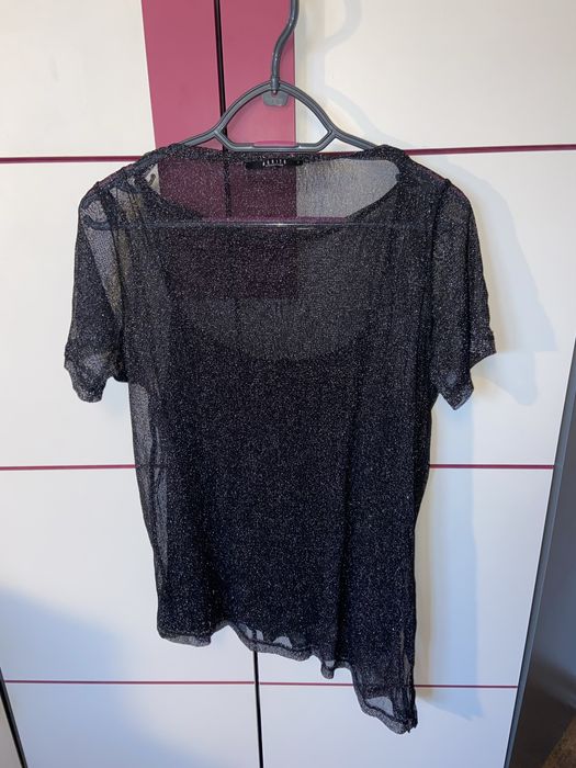 Brokatowa bluzka Mohito S viral święta sylwester