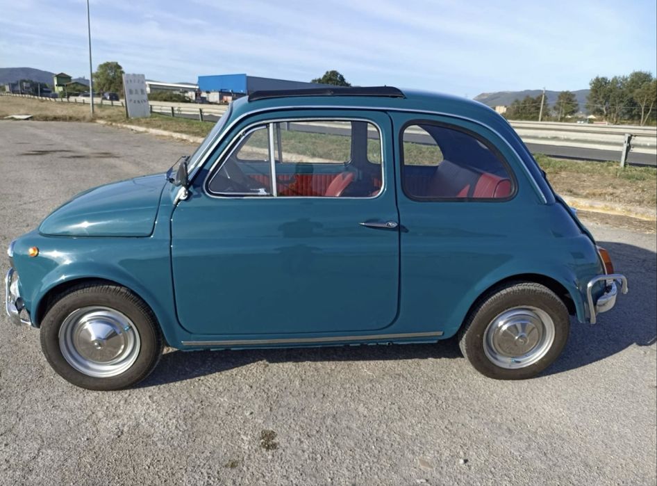 Fiat 500 Lusso 1972 IDEALNY! Piekny kolor Blu Turchese