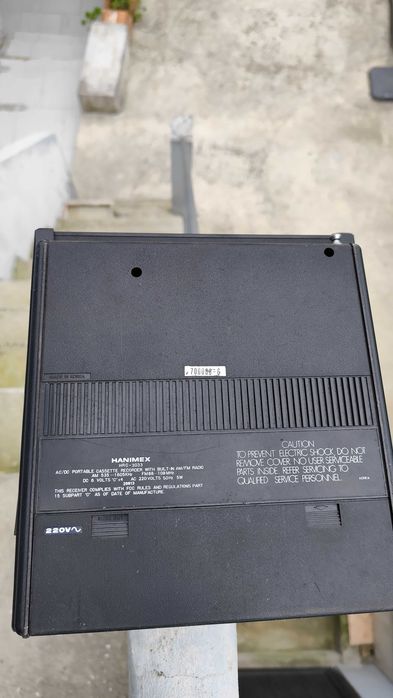 Leitor-Gravador de cassetes antigo