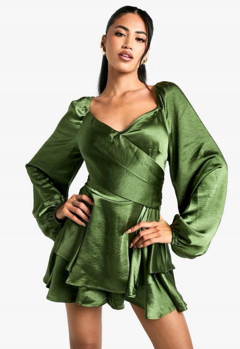 Плаття жіноче шортиками , комбінезон-ромбер Boohoo розмір S-M