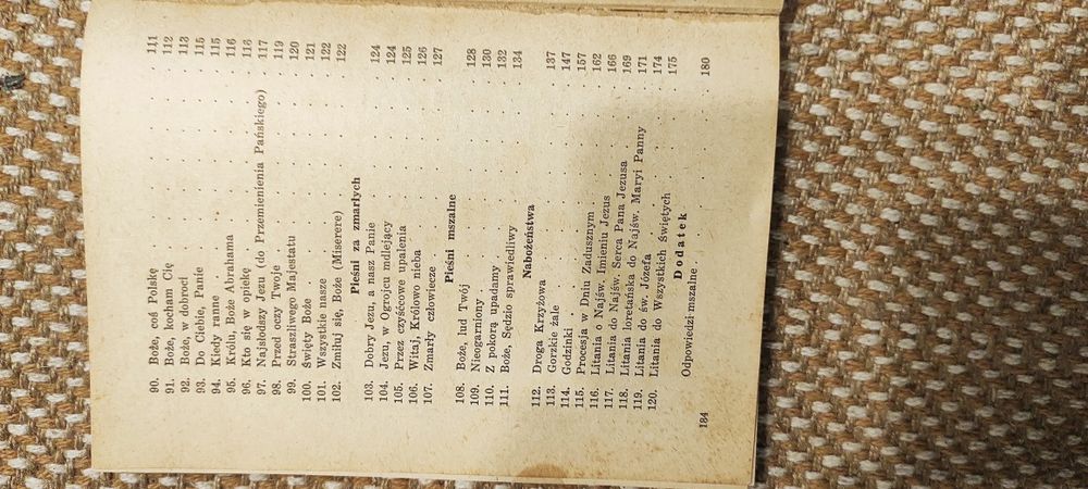 Stary Śpiewnik kościelny 1956 PRL