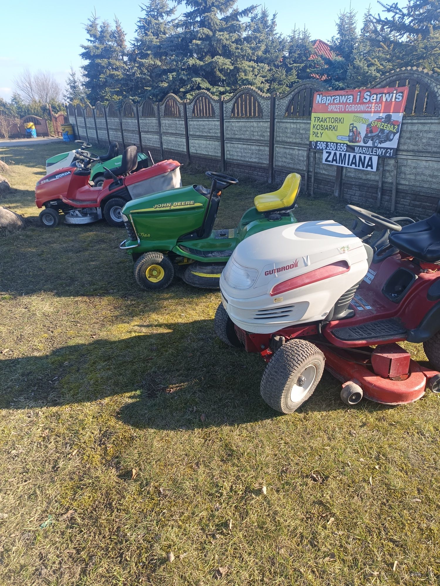 Sprzedaz traktorków kosiarek
