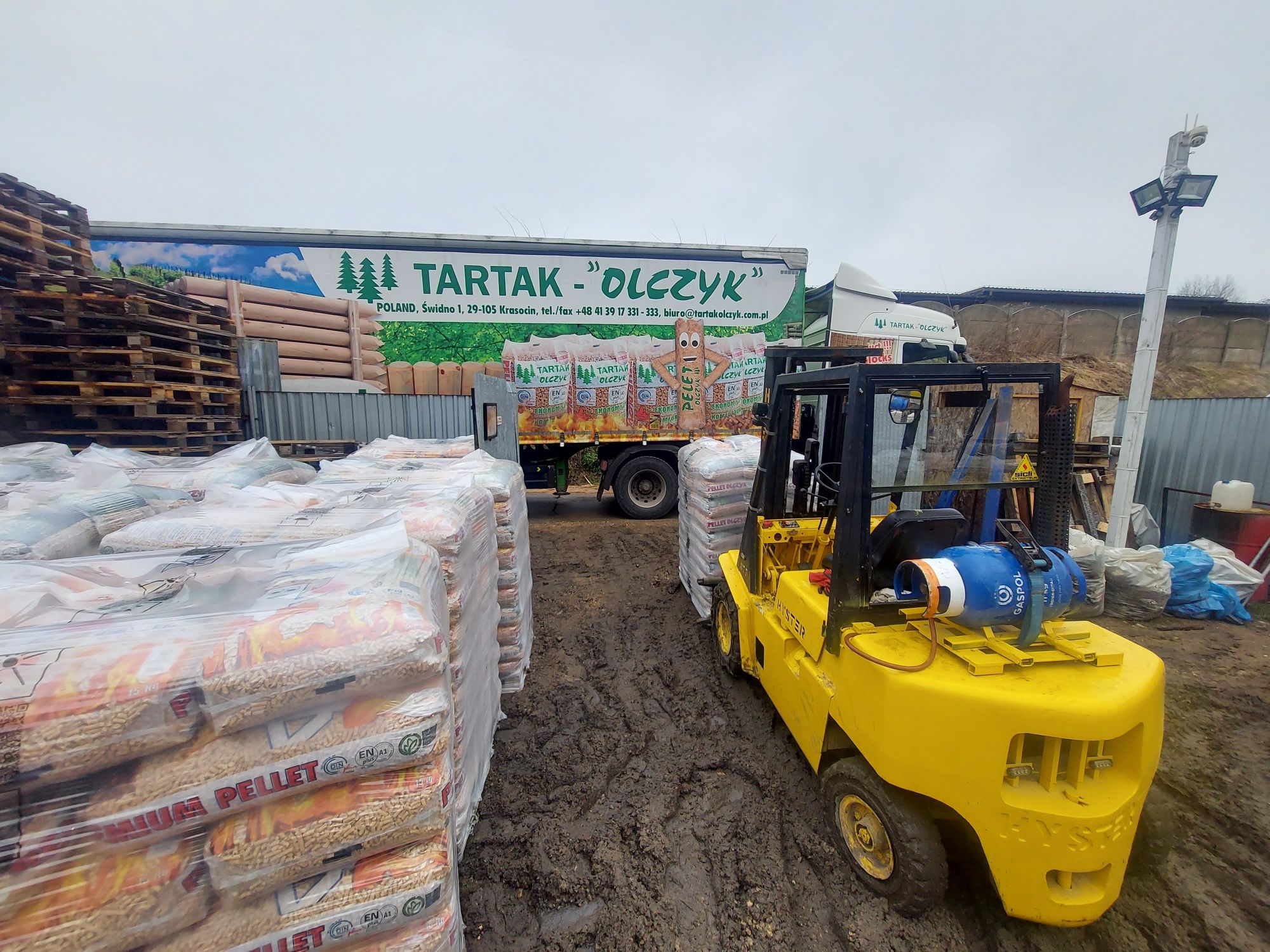 Pellet Sosnowy Seven Pallets Olczyk Brykiet Dębowy Transport Gratis