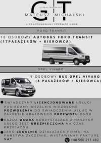 Przewóz osób, transport osób, przewozy pasażerskie usługi transportowe