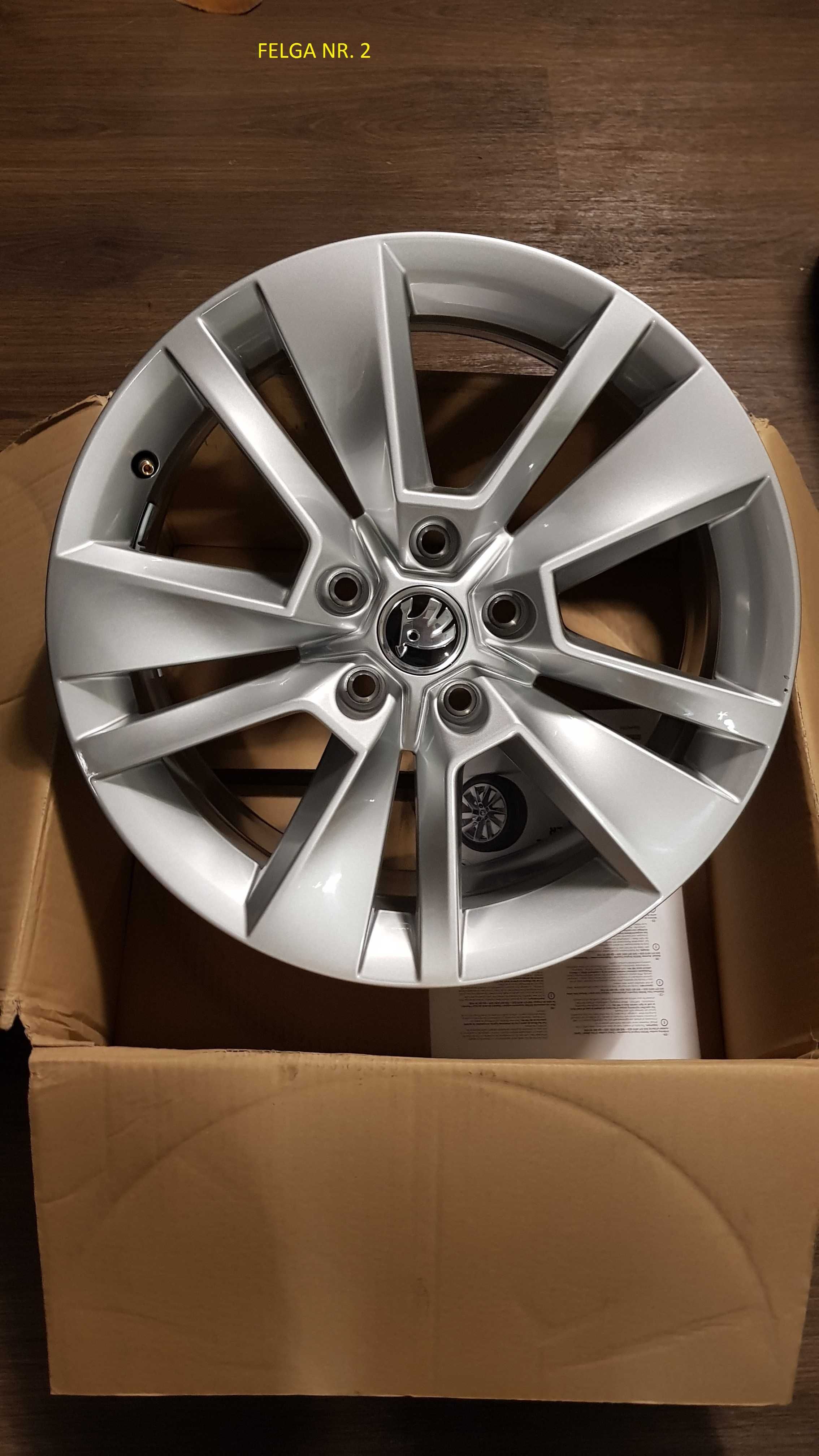 Felga 17 Skoda 57A KaroQ 7J 5x112 ET45 2 SZTUKI NOWE