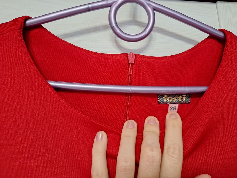 Czerwona sukienka forti