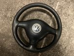 VW Golf Bora Passat - kierownica 3 ramienna - skórzana