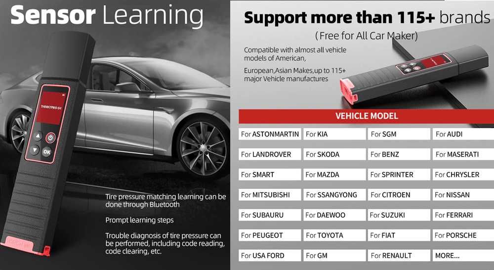 ThinkCar T-Wand 200 Diagnostico e Programação Válvulas TPMS (NOVO)