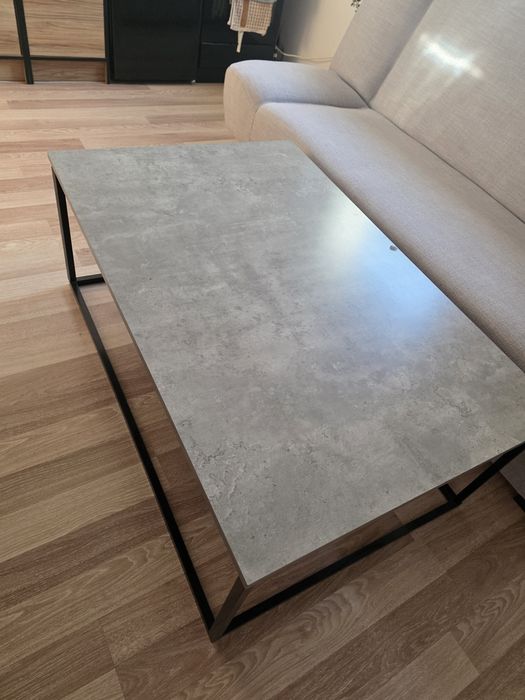 Stolik kawowy DOKKEDAL 75x115 kolor betonu