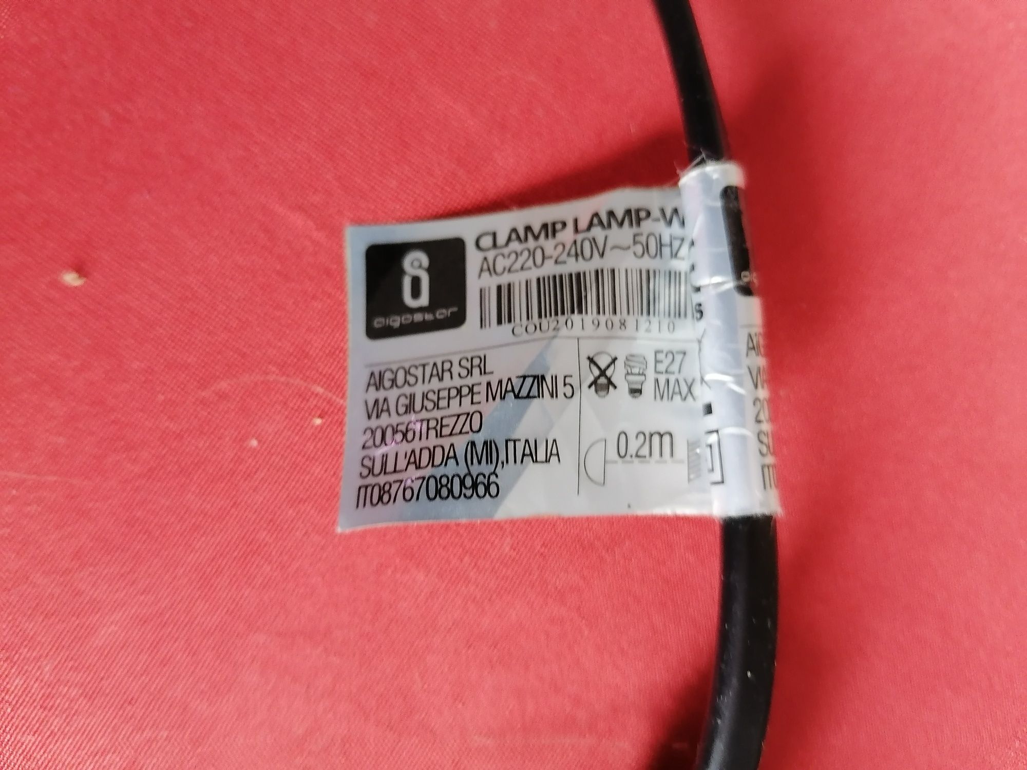 Lampka biurowa biała elektryczna