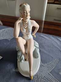 Piękna porcelanowa figurka baletnicy