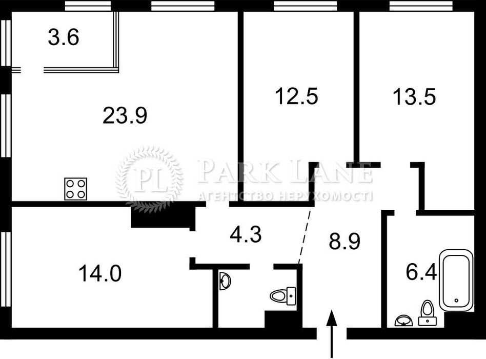 3к 90м2 Олеся Олександра 8/17 Змієнка Варшавський Плюс Виноградар