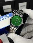 Casio B145 срібний годинник чоловічий на браслеті кварц