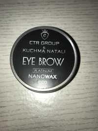 Воск eco для бровей eye brow platinum