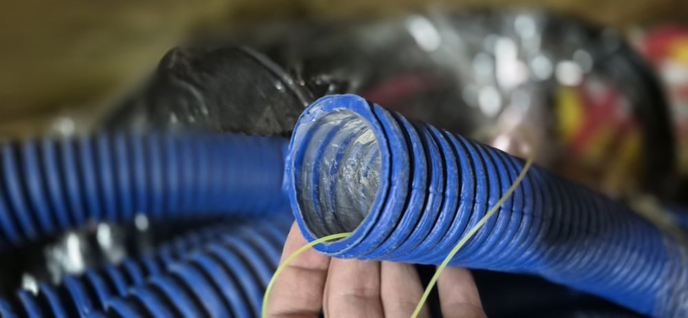 Rura karbowana do ziemi arot Kolor niebieski z pilotem